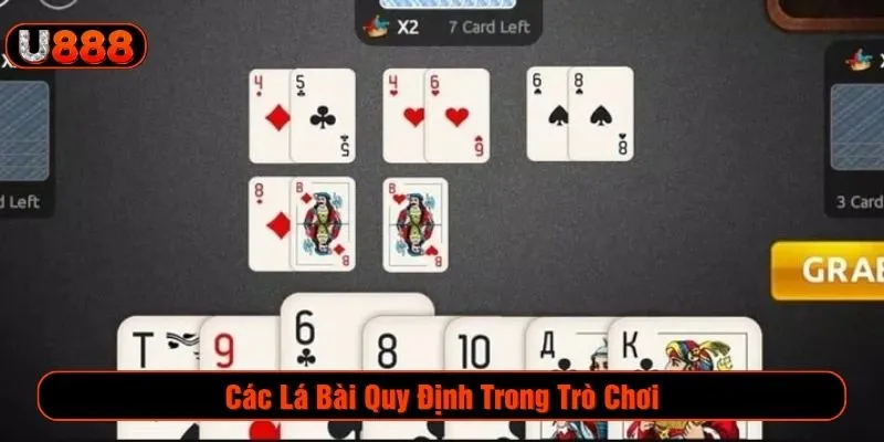 Các lá bài quy định trong trò chơi