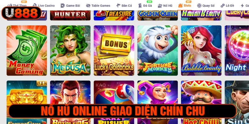 Nổ hũ online với giao diện và âm thanh chân thực
